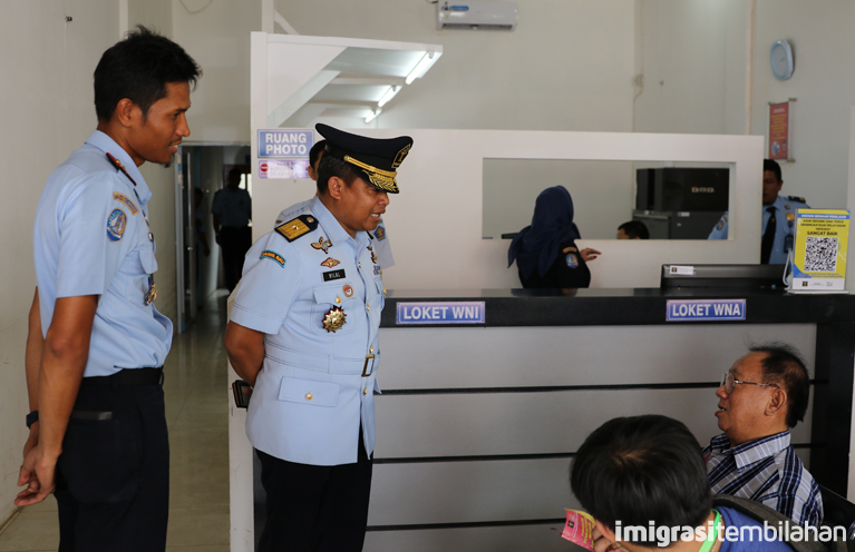 Kadiv Pemasyarakatan, Maulidi Hilal Sambangi Kantor Imigrasi Tembilahan